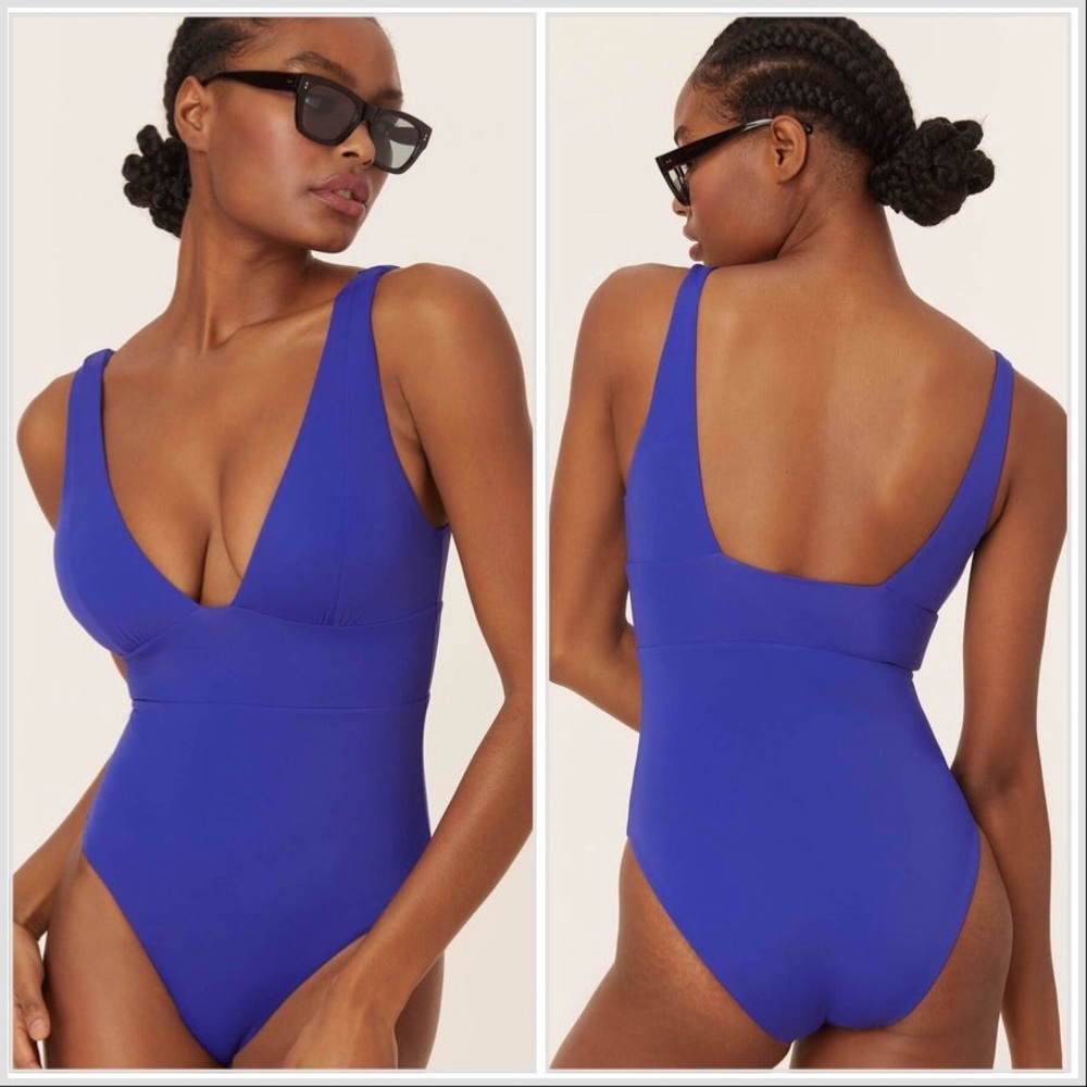 Iskra x Andie Swim The Mykonos One Piece Swimsuit Snorkel Size Large L